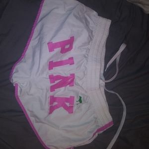 Pink swim shorts